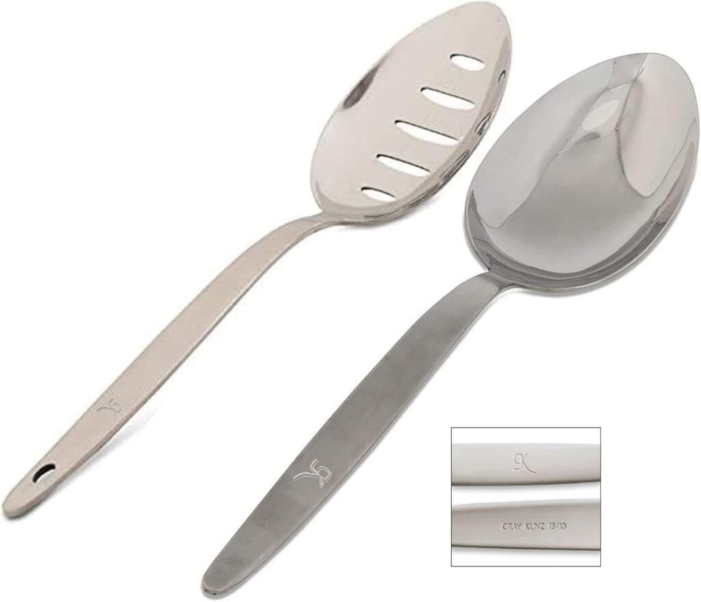 Chef Kunz Slotted and Regular Spoon Set